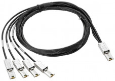 HPE StoreEver 2m External Mini-SAS to 4x1 Mini-SAS Cable - imaginea 3