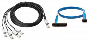 HPE StoreEver 2m External Mini-SAS to 4x1 Mini-SAS Cable - imaginea 4