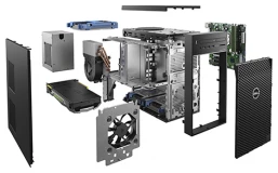 Workstation Dell Precision 3630, Tower, Intel Core i5 9500 3.0 GHz up to 4.4 GHz; 16 GB DDR4; Fara Hard Disk; Placa Video Intel HD Graphics; Raid Controller Integrat; Fara Windows; 3 Ani Garantie, Premium, Refurbished - imaginea 7