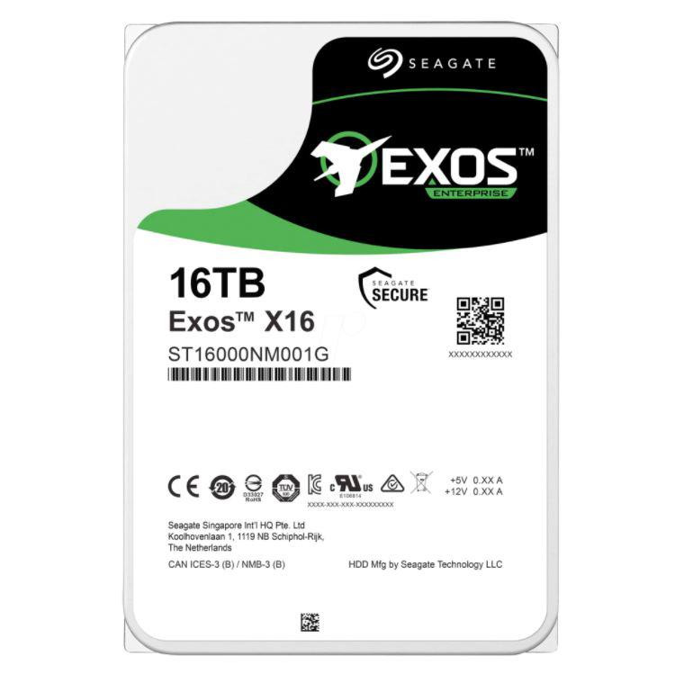 HDD Seagate Exos Enterprise, 3.5, 16TB, SATA, 7200rpm, 256MB Cache, Max transfer rate: 215mb/s - imaginea 1
