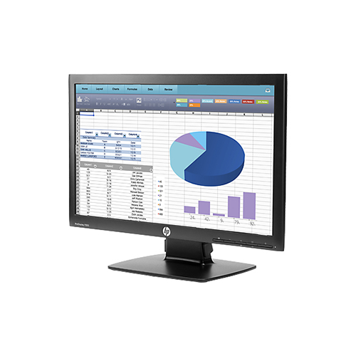 Monitor 20 inch LED, HP ProDisplay P202, Black, 3 Ani Garantie - imaginea 2