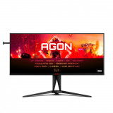 MONITOR AOC AG405UXC 40 inch, Panel Type: IPS, Backlight: WLED, Resolution: 3440x1440, Aspect Ratio: 21:9,  Refresh Rate:144Hz, Response time GtG: 4ms, Contrast (static): 1000:1, Contrast (dynamic): 80M:1, Viewing angle: 178º(R/L), 178º(U/D), Colours: 16.7 millions, Adjustability: Tilt: -5/25 - imaginea 1