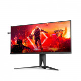 MONITOR AOC AG405UXC 40 inch, Panel Type: IPS, Backlight: WLED, Resolution: 3440x1440, Aspect Ratio: 21:9,  Refresh Rate:144Hz, Response time GtG: 4ms, Contrast (static): 1000:1, Contrast (dynamic): 80M:1, Viewing angle: 178º(R/L), 178º(U/D), Colours: 16.7 millions, Adjustability: Tilt: -5/25 - imaginea 3