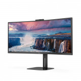 MONITOR AOC CU34V5CW/BK 34 inch, Panel Type: VA, Backlight: WLED, Resolution: 3440x1440, Aspect Ratio: 21:9,  Refresh Rate:100Hz, Response time GtG: 4ms, Brightness: 300 cd/m², Contrast (static): 3000:1, Contrast (dynamic): 20M:1, Viewing angle: 178º(R/L), 178º(U/D), Colours: 16.7M, 5Wx2 speakers - imaginea 3
