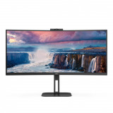 MONITOR AOC CU34V5CW/BK 34 inch, Panel Type: VA, Backlight: WLED, Resolution: 3440x1440, Aspect Ratio: 21:9,  Refresh Rate:100Hz, Response time GtG: 4ms, Brightness: 300 cd/m², Contrast (static): 3000:1, Contrast (dynamic): 20M:1, Viewing angle: 178º(R/L), 178º(U/D), Colours: 16.7M, 5Wx2 speakers - imaginea 2