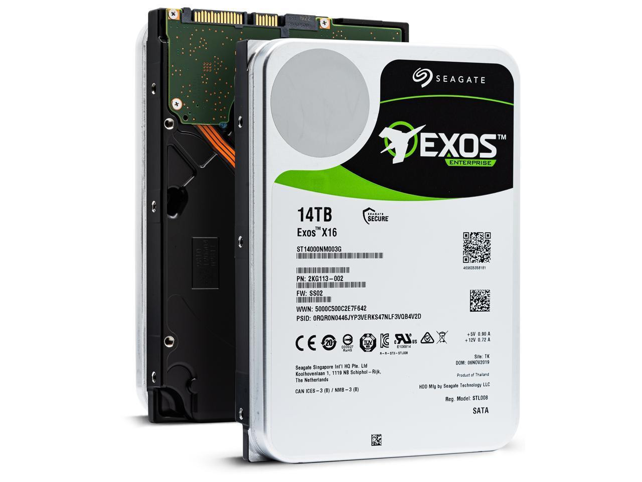 HDD intern Seagate, Exos X, 3.5", 14TB, SAS, 7200 RPM, 256MB - imaginea 1