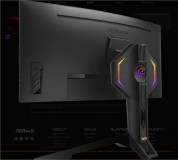 Asrock 34" Curved Gaming Monitor, Rezolutie: WQHD 3440x1440, Refresh rate: 165Hz, Timp raspuns: 1ms (MPRT), unghi vizualizare: 178, Flicker free, Interfata: 2 x HDMI™ 2.0,1 x DisplayPort™ 1.4, antena WI-FI integrata, Anti-Glare, Luminozitate:550 cd/m², Contrast: 3000:1, culori: 16.7m, Difuzoare - imaginea 3