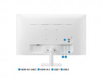 MONITOR SAMSUNG LS32CM501EUXDU 32 inch, Panel Type: VA, Resolution: 1920x1080, Aspect Ratio: 16:9,  Refresh Rate:60Hz, Response time GtG: 4ms, Brightness: 250 cd/m², Contrast (static): 3000 : 1, Viewing angle: 178º(R/L), 178º(U/D), Colours: 16.7M, 5W x 2 speakers, Adjustability: Tilt: -2.0° (±2.0°) - imaginea 11