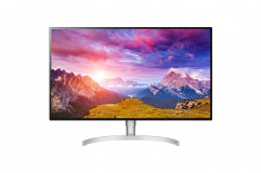 Monitor 31.5" LG 32UL950P-W, 4K UHD 3840*2160, IPS, 16:9, 450 cd/m2, 1300:1, 178/ 178, 60 Hz, FreeSync, HDR10, Display HDR 600, 5 ms, Anti Glare, 3H, HDMI, DP, 2* USB type A, USB Type-C (Thunderbolt 3), RADEON FreeSync, boxe, VESA 100x100, cabluri HDMI/ DP incluse, Daisy chain, culoare alb - imaginea 1