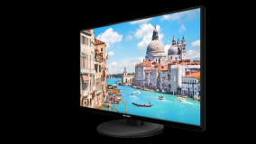 Monitor Hikvision DS-D5027UCLED 27" 4K, LED Backlight, rezolutie:3840× 2160@60Hz, Wide view: Horizontal/vertical 178 grade, timp de rapsuns: 14ms, luminozitate: 350 cd/m*2, contrast: 1000:1, interfate: HDMI 2.0 x 1, DP x 1, Audio input x 1; Loudspeaker: 2 x 2W, culoare neagra, VESA standard - imaginea 1