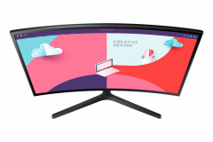 MONITOR SAMSUNG LS24C366EAUXEN 24 inch, Curvature: 1800R , Panel Type: VA, Resolution: 1920x1080, Aspect Ratio: 16:9,  Refresh Rate:60Hz, Response time GtG: 4ms, Brightness: 250 cd/m², Contrast (static): 3000 : 1, Viewing angle: 178º(R/L), 178º(U/D), Color Gamut (NTSC/sRGB/Adobe RGB/DCI-P3): 72% - imaginea 8