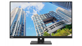 Monitor Lenovo ThinkVision E28u-20 28" IPS, UHD (3840x2160), 16:9, Brightness: 300 nits, Contrast ratio: 1000:1, Response time: 4 ms (Extreme mode) / 6 ms (Typical mode) / 14 ms (Off mode), Dot / Pixel Per Inch: 157 dpi, Color Gamut: 99% sRGB, 90% DCI-P3, View angle: 178 / 178, Stand: Tilt, Swivel - imaginea 1