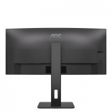 MONITOR AOC CU34P3CV 34 inch, Panel Type: VA, Backlight: WLED, Resolution: 3440 x 1440, Aspect Ratio: 16:9,  Refresh Rate:100Hz, Response time GtG: 4 ms, Brightness: 300 cd/m², Contrast (static): 3000:1, Contrast (dynamic): 50m:1, Viewing angle: 178/178, Color Gamut (NTSC/sRGB/Adobe RGB/DCI-P3) - imaginea 9