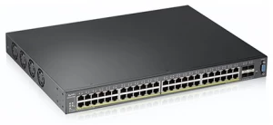 Switch ZyXel GS2210-48 Layer 3, 48 x RJ45 100/100, 2 x SFP, rackabil, 1U — Second Hand
