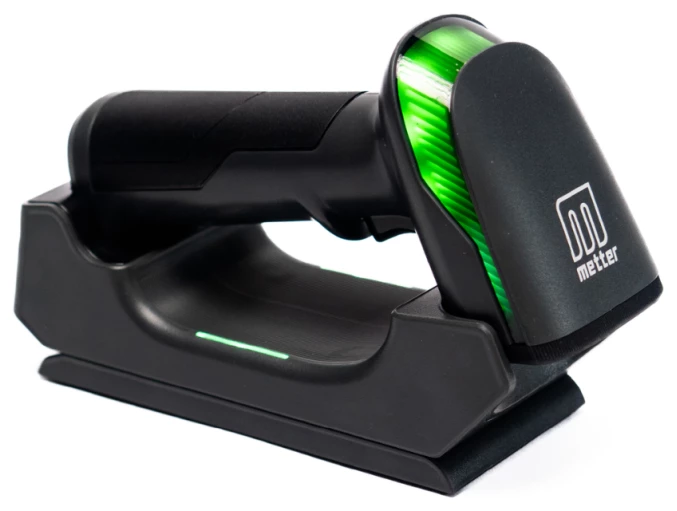 Cititor coduri de bare Nou Wireless + Bluetooth, Metter HS2200, 2D, Stand, 2 Ani Garantie, Nou - imaginea 1