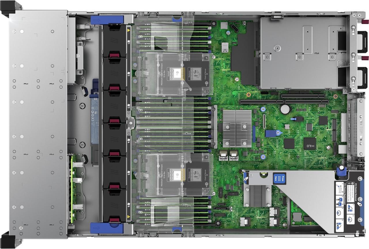 Server HP ProLiant DL380 G10, 24 Bay 2.5 inch, 2 Procesoare, Intel 24 Core Xeon Platinum 8160 2.1 GHz up to 3.7 GHz; 64 GB DDR4 ECC; 2 x 480 GB SSD ENTERPRISE NOU; 4 Ani Garantie, Ca Nou - imaginea 4
