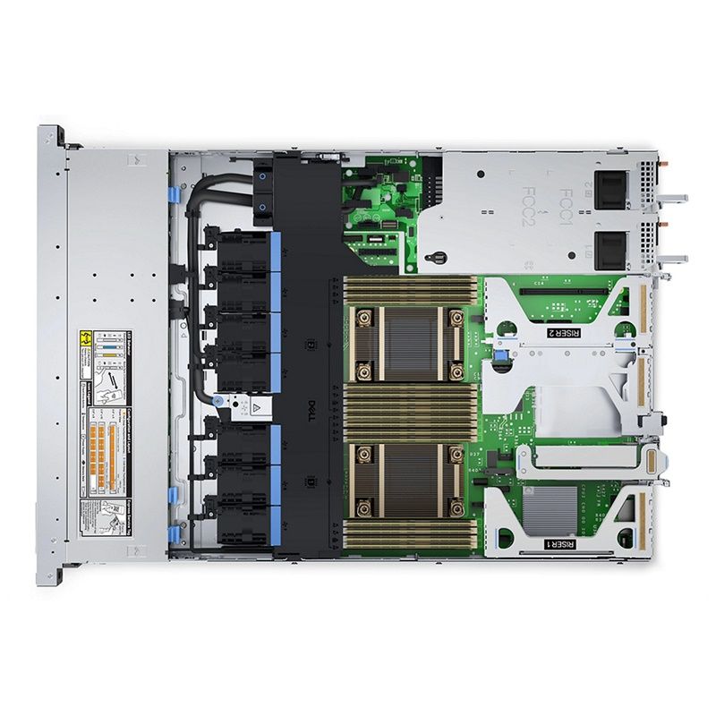 Server Dell PowerEdge R650XS, 8 Bay 2.5 inch, 2 Procesoare, Intel 8 Core Xeon Silver 4309Y 2.8 GHz up to 3.6 GHz; 512 GB DDR4 ECC LRDIMM; 2 x 3.84 TB SSD ENTERPRISE NOU; 2 Ani Garantie, Ca Nou - imaginea 5