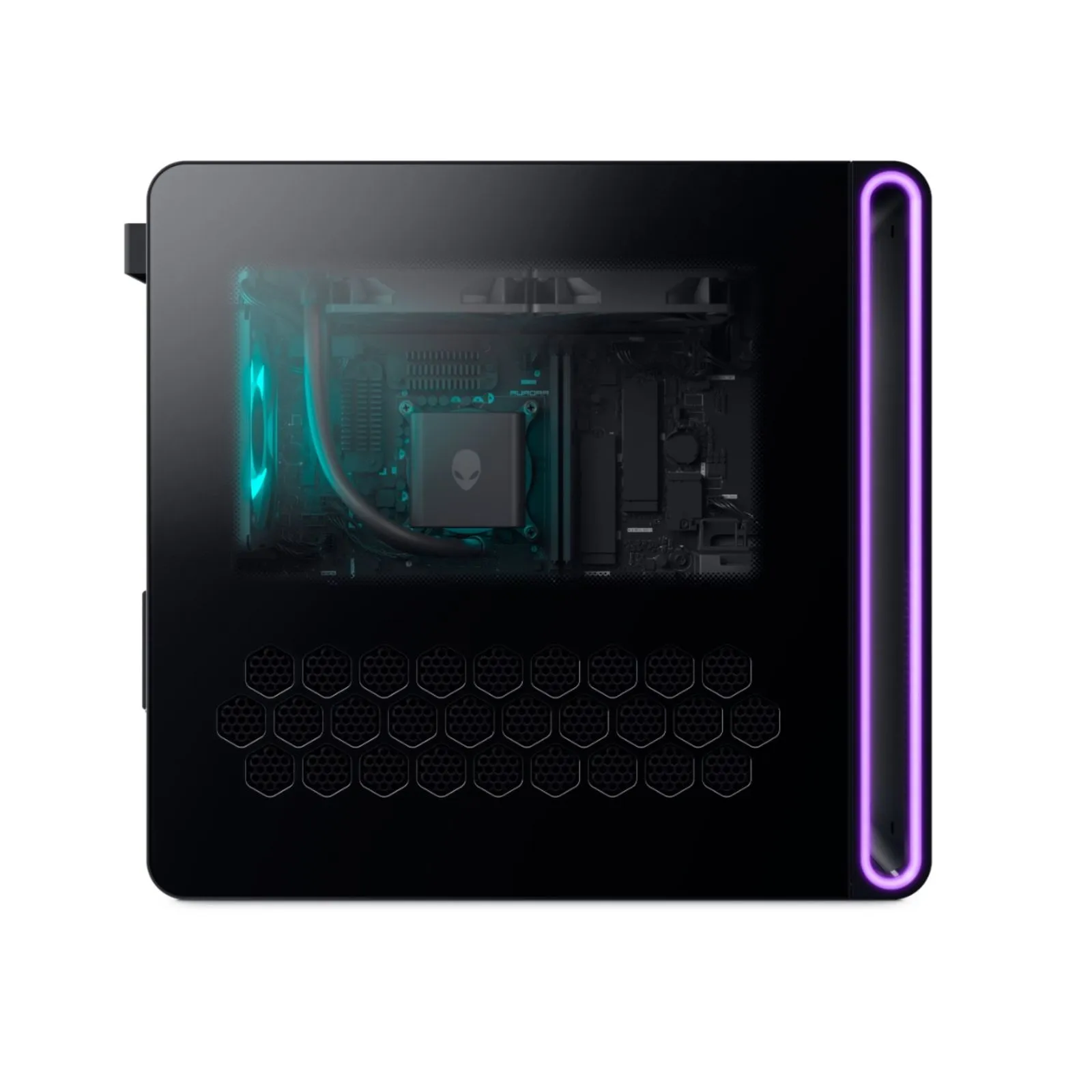 Calculator Gaming Dell Alienware Aurora ACT1250, Intel Core Ultra 9 285 1.9 GHz, 32 GB DDR5, 1 TB SSD M.2 NVMe, nVidia GeForce RTX 4060 Ti 8 GB GDDR6, Wi-Fi 7, Bluetooth, Kit Tastatura + Mouse Wired, WaterCooling, Sursa 1000W Platinum, 3 Ani Garantie, Gaming - imaginea 5