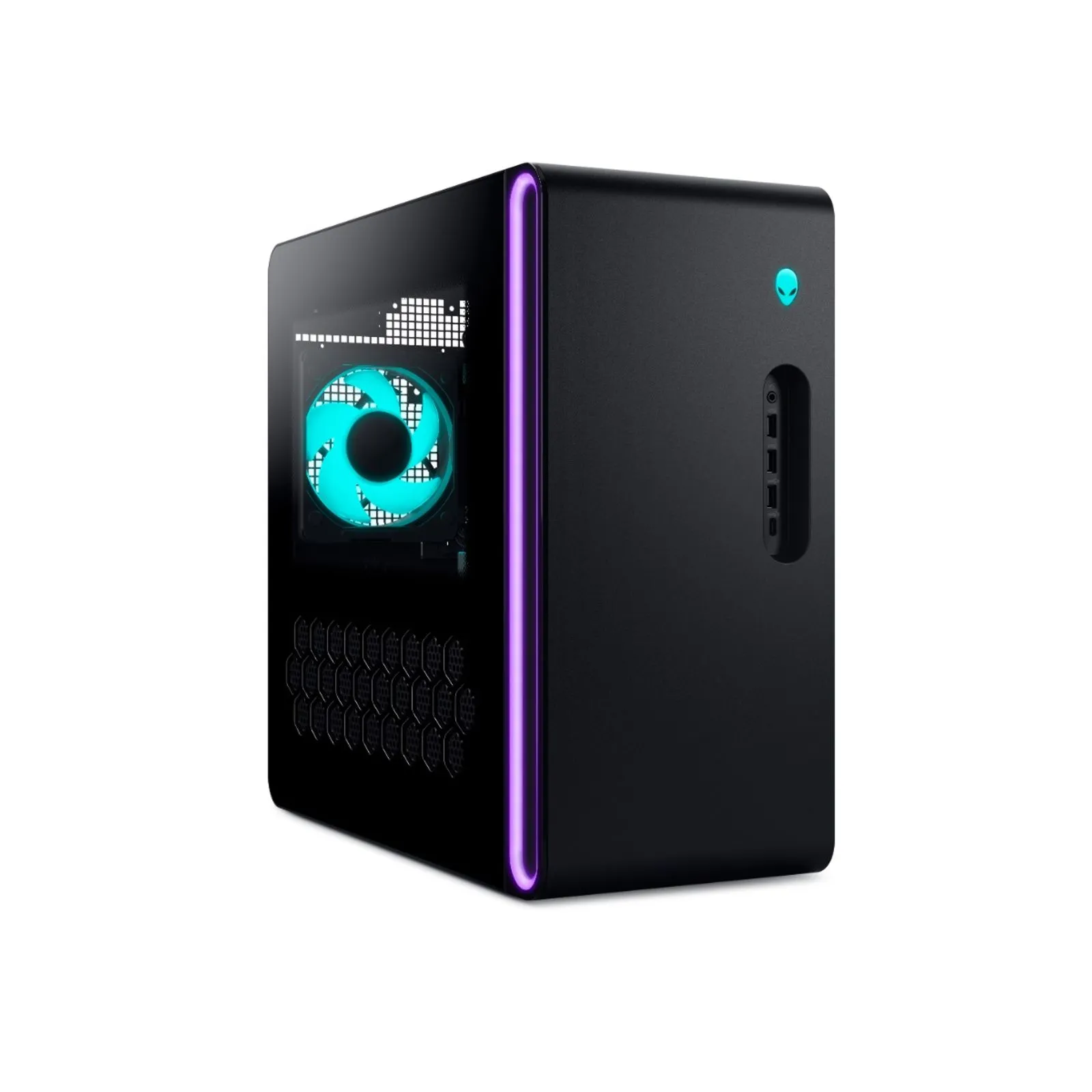 Calculator Gaming Dell Alienware Aurora ACT1250, Intel Core Ultra 9 285 1.9 GHz, 32 GB DDR5, 1 TB SSD M.2 NVMe, nVidia GeForce RTX 4060 Ti 8 GB GDDR6, Wi-Fi 7, Bluetooth, Kit Tastatura + Mouse Wired, WaterCooling, Sursa 1000W Platinum, 3 Ani Garantie, Gaming - imaginea 7
