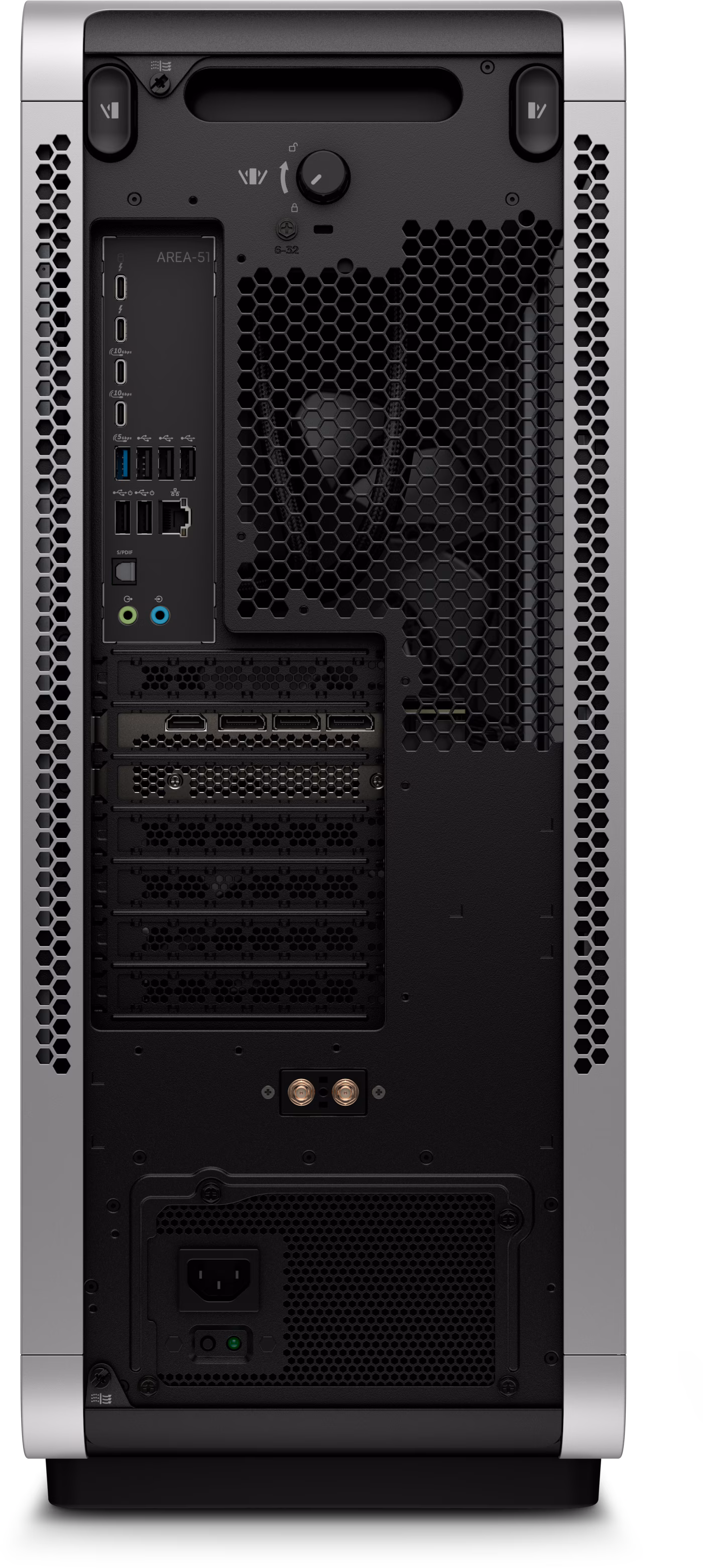 Calculator Gaming Dell Alienware Area 51 AAT2250, Intel Core Ultra 9 285K 3.7 GHz, 32 GB DDR5, 1 TB SSD M.2 NVMe, nVidia GeForce RTX 5080 16 GB GDDR7, Wi-Fi 7, Bluetooth, Kit Tastatura + Mouse Wired, WaterCooling, Sursa 1500W Platinum, Windows 11 Pro, 3 Ani Garantie, Gaming - imaginea 5