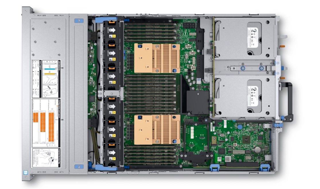 Server Dell PowerEdge R740XD NVMe, HBA, 24 Bay 2.5 inch, 2 Procesoare, Intel 14 Core Xeon Gold 6132 2.6 GHz up to 3.7 GHz, 32 GB DDR4 ECC, Fara Hard Disk, 1 An Garantie - imaginea 4