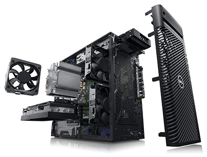 Workstation Dell Precision 3660 Performance, Tower, Fara Procesor; Fara Memorie Ram; Fara Hard Disk; Placa Video nVidia Quadro P400, 2 GB GDDR5; Raid Controller Integrat; Fara Windows; 3 Ani Garantie, Premium, Refurbished - imaginea 1