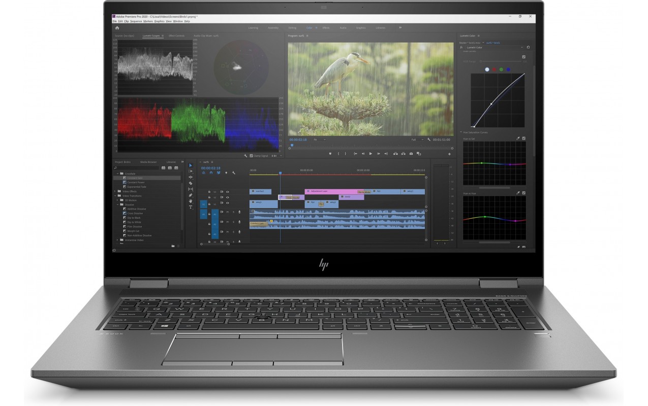 Laptop HP ZBook Fury 17 G8, Intel Core i7 11850H 2.5 GHz up to 4.8 GHz, nVidia RTX A3000 6 GB GDDR6, Wi-Fi, Bluetooth, WebCam, Display 17.3" 1920 by 1080, 64 GB DDR4; 1 TB SSD M.2 NVMe NOU; Windows 11 Pro; 3 Ani Garantie, Premium, Refurbished - imaginea 5