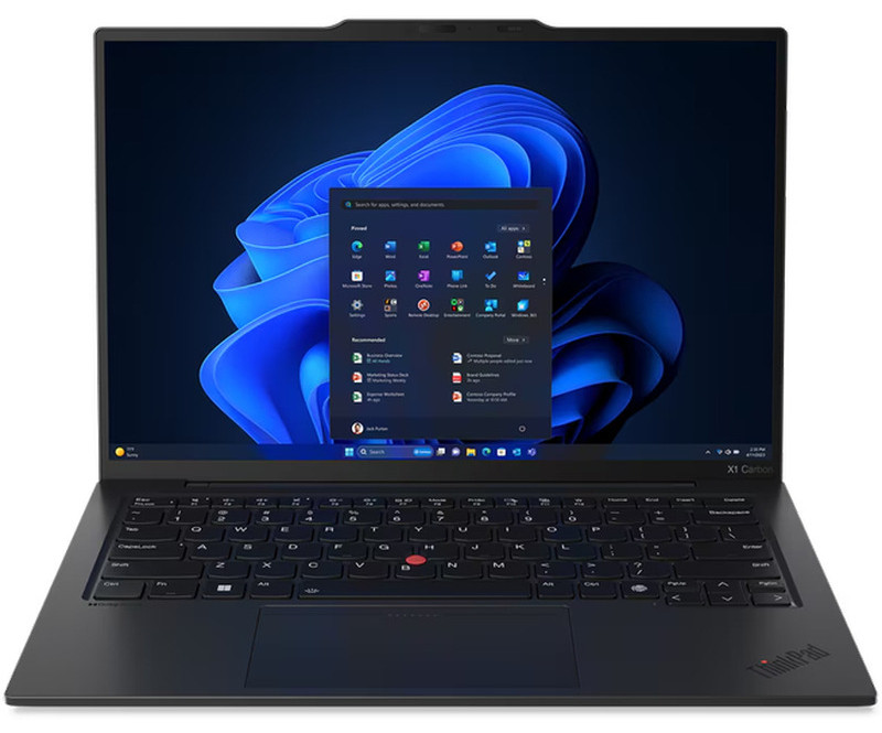 Laptop NOU Open Box Lenovo ThinkPad X1 Carbon Gen 12, Intel Core Ultra 7 155U 1.7 GHz up to 4.8 GHz, 16 GB DDR5, 512 GB SSD M.2 NVMe, Intel Graphics, Wi-Fi 6, Bluetooth, WebCam, Display 14" 1920 by 1200, Fara Windows; 3 Ani Garantie, Premium ...