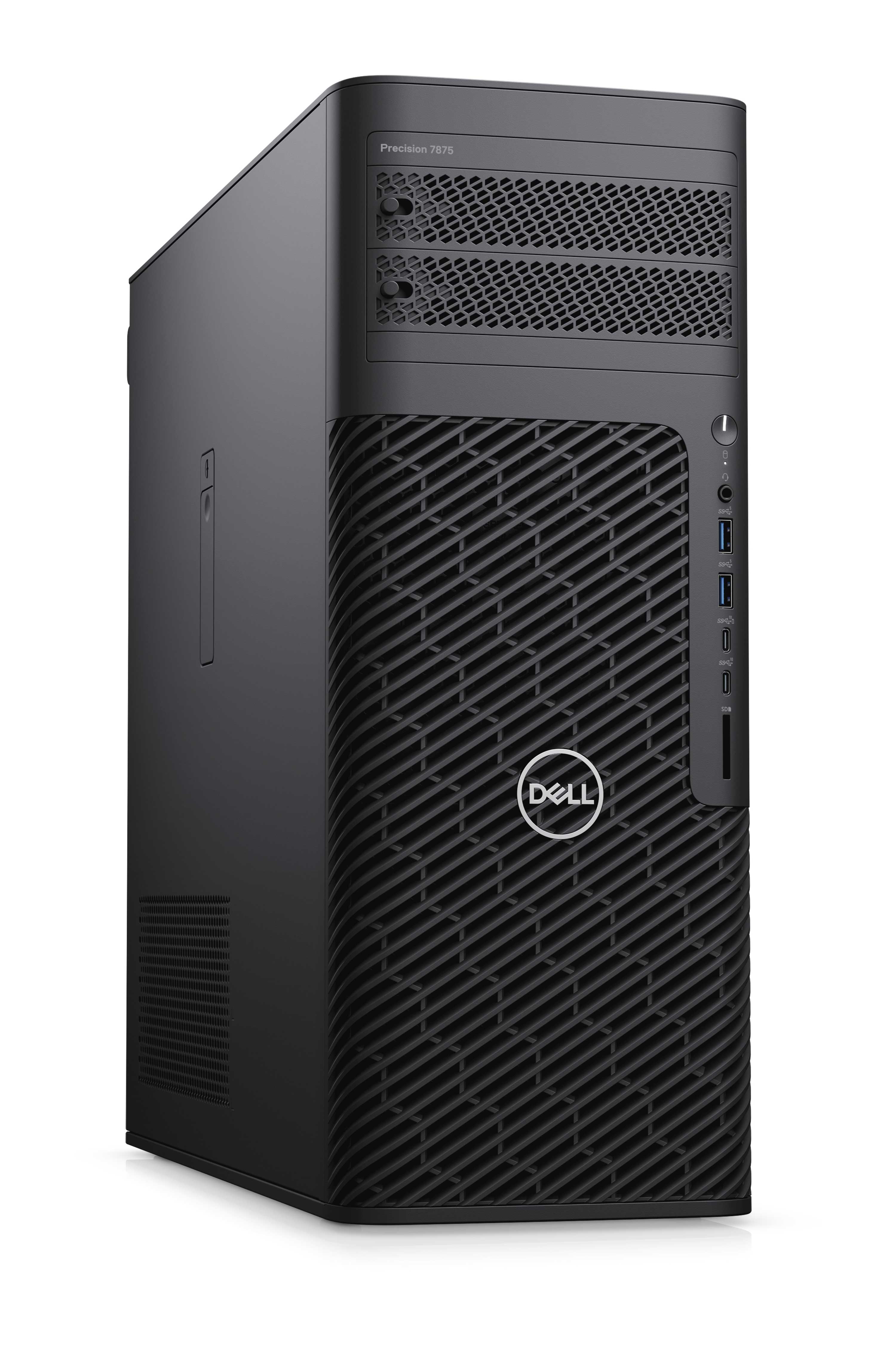 Workstation Dell Precision 7875, Tower, AMD Ryzen Threadripper PRO 7955WX 4.5 GHz up to 5.3 GHz, 128 GB DDR5 ECC, 1 TB SSD M.2 NVMe, Placa Video nVidia RTX 4000 ADA, 20 GB GDDR6, Raid Controller Integrat; Windows 11 Pro; 3 Ani Garantie, Premium, Refurbished - imaginea 4