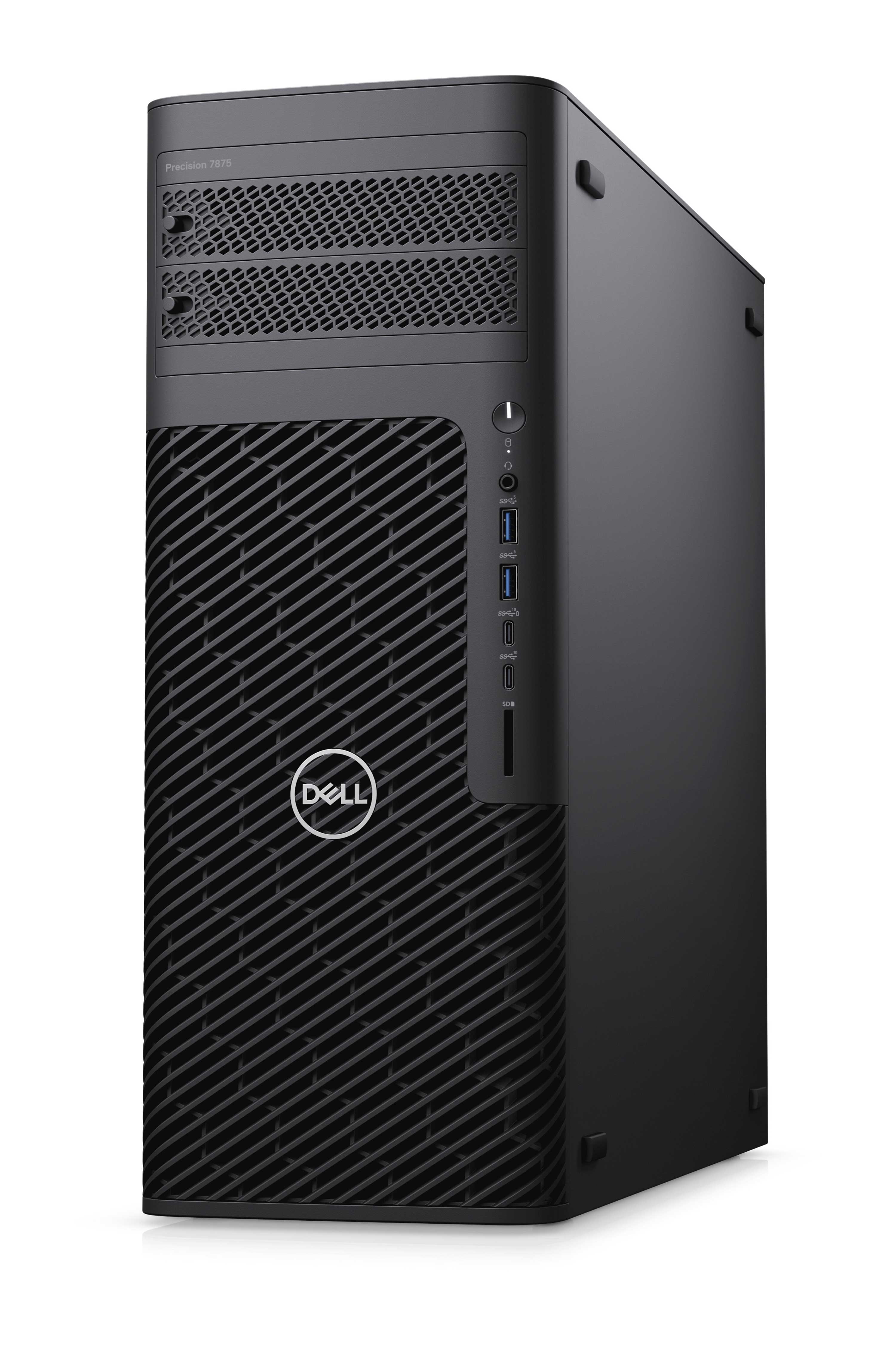 Workstation Dell Precision 7875, Tower, AMD Ryzen Threadripper PRO 7955WX 4.5 GHz up to 5.3 GHz, 128 GB DDR5 ECC, 1 TB SSD M.2 NVMe, Placa Video nVidia RTX 4000 ADA, 20 GB GDDR6, Raid Controller Integrat; Windows 11 Pro; 3 Ani Garantie, Premium, Refurbished - imaginea 5
