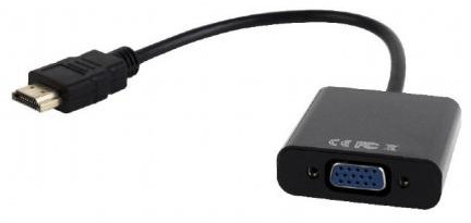 Adaptor Video HDMI (T) la VGA (M), 15 cm - imaginea 1