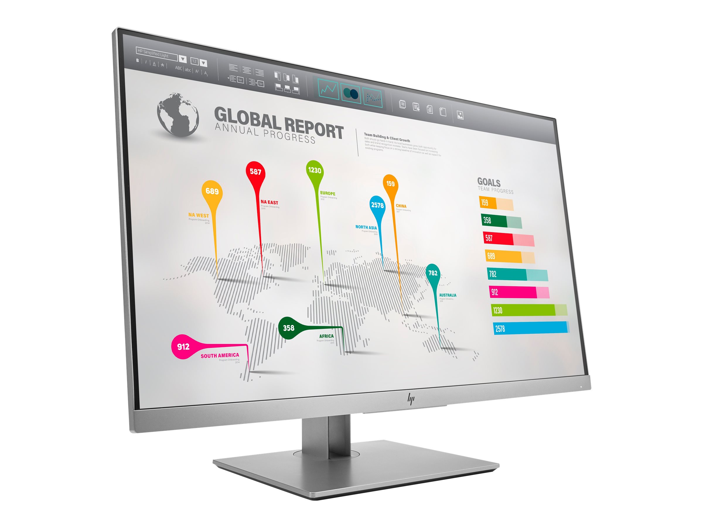 Monitor 27 inch, HP EliteDisplay E273q, LED IPS, QHD, HDMI, USB Type-C, Black & Silver, 3 Ani Garantie, Refurbished - imaginea 4