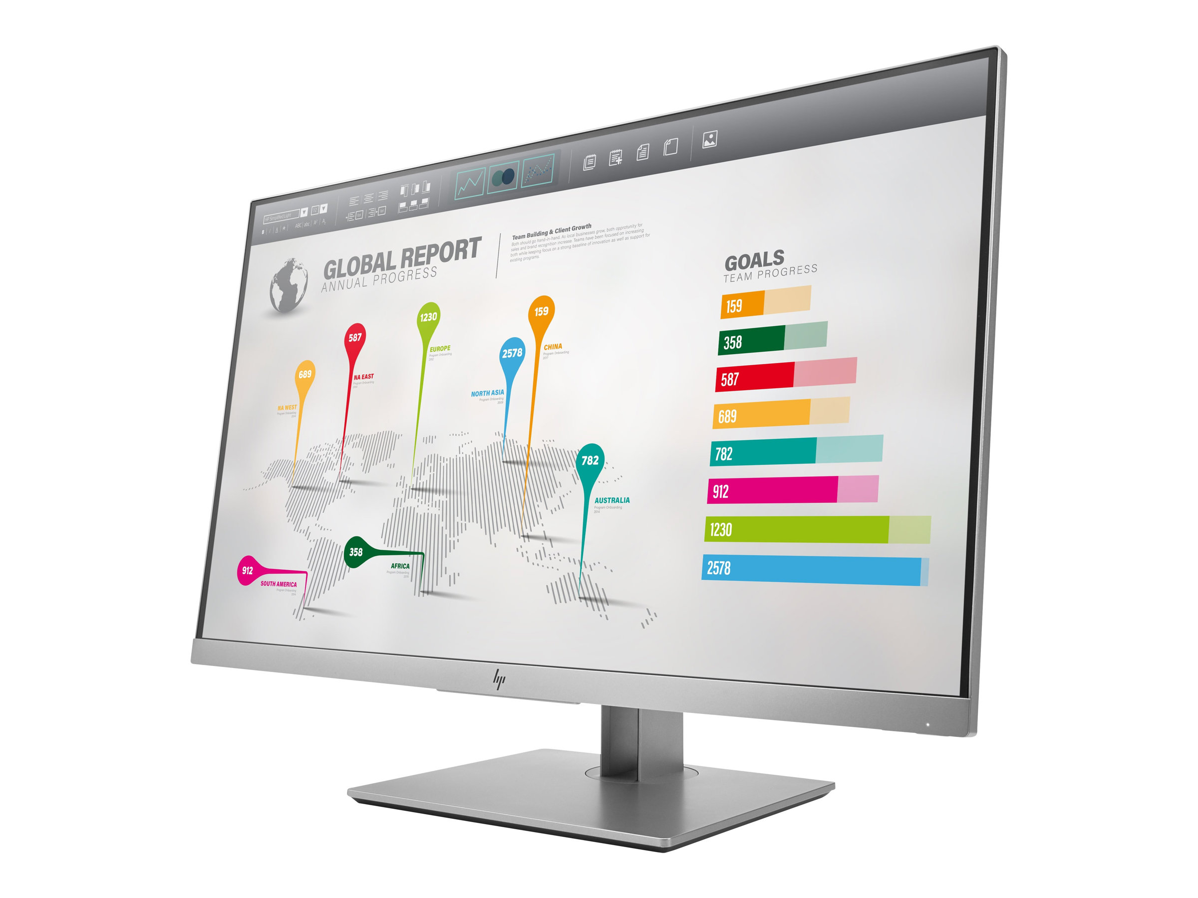 Monitor 27 inch, HP EliteDisplay E273q, LED IPS, QHD, HDMI, USB Type-C, Black & Silver, 3 Ani Garantie, Refurbished - imaginea 5