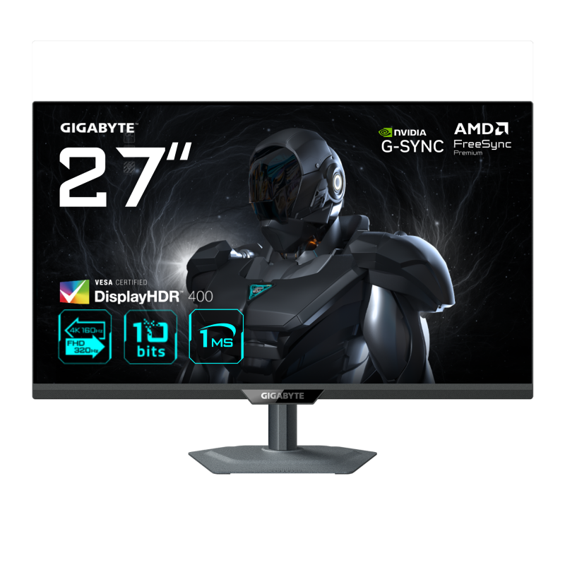Monitor Gaming Gigabyte G27U, 27", 3840 x 2160 pixeli, Black, 2 ani Garantie - imaginea 1