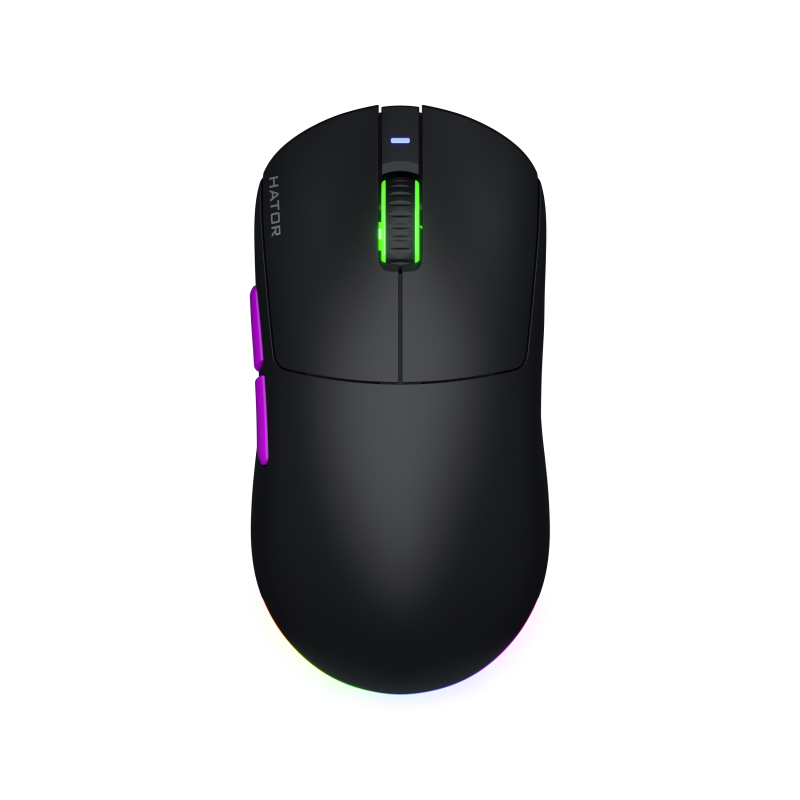 Mouse Gaming Wireless Hator Quasar 3 Ultra 8K Wireless, 30000 DPI, negru - imaginea 1