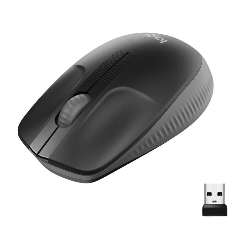 Mouse Wireless LOGITECH M190, 1000 dpi, Negru - imaginea 1