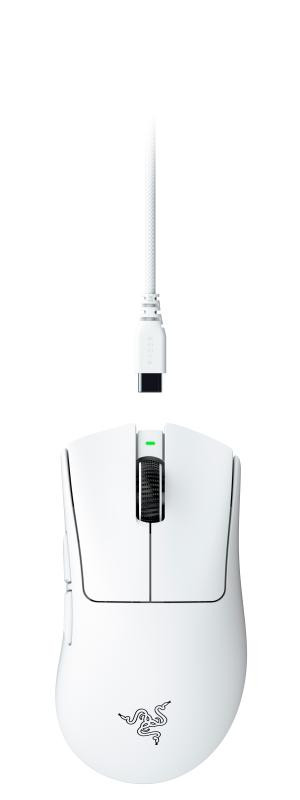 Mouse Gaming Wireless Razer DeathAdder V4 Pro, 45000 DPI, Alb - imaginea 1