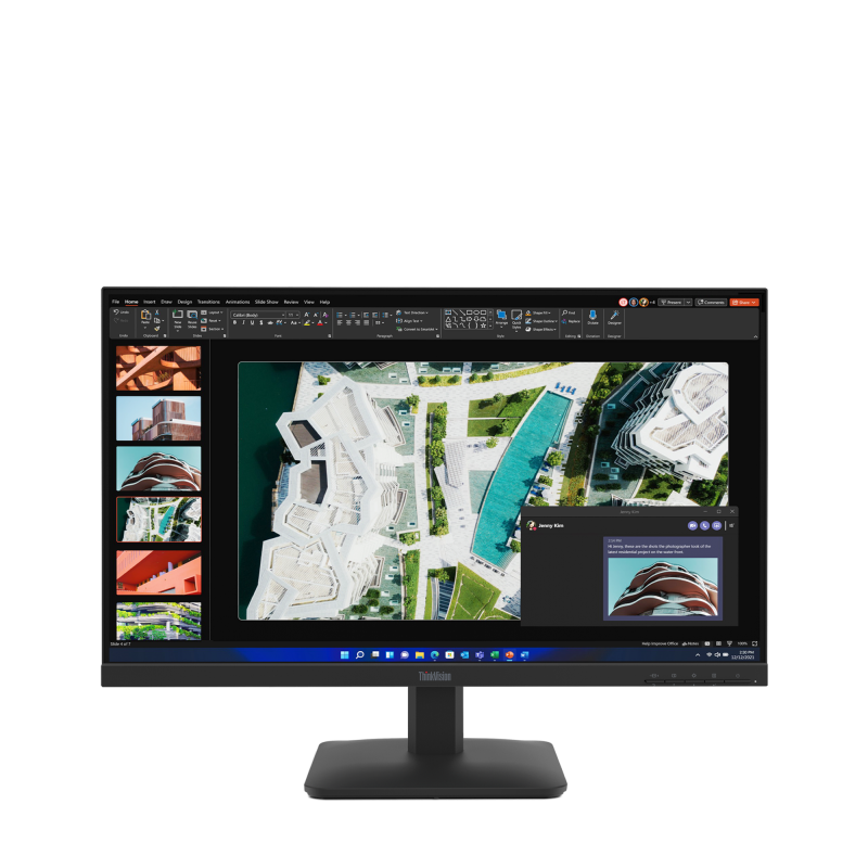 Monitor Consumer Lenovo ThinkVision S27-4e, 27", 1920 x 1080 pixeli, Black, 3 ani Garantie - imaginea 1