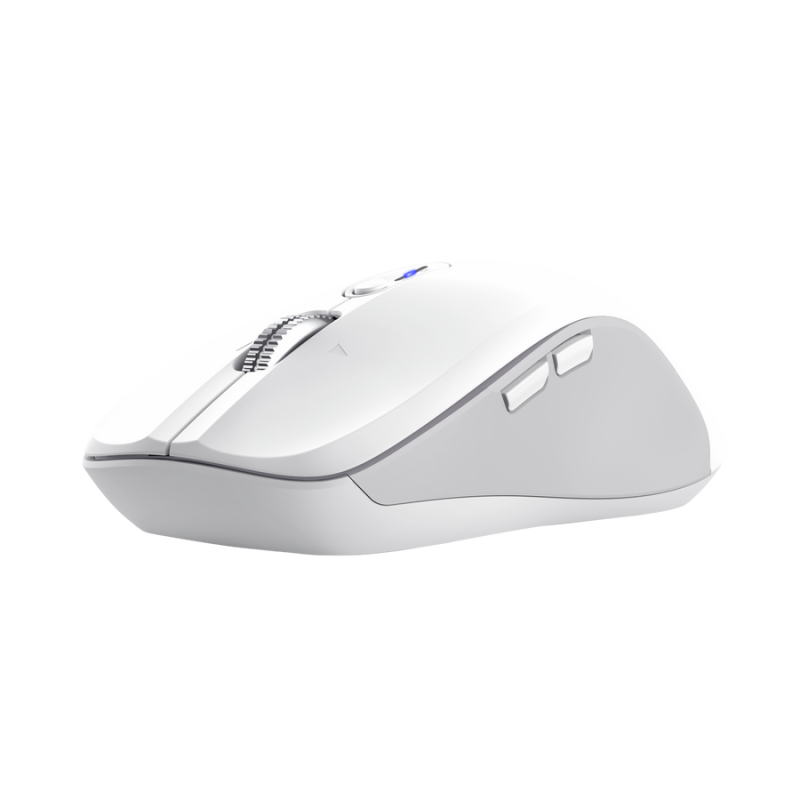 Mouse Wireless Trust Ferro Hyperscroll, 3200 dpi, Alb - imaginea 1