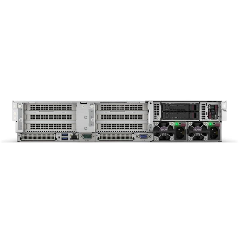 HPE ProLiant DL385 Gen11 9115 2.6GHz 16c 1P 2x32GB-R 8SFF MR408i-o 2x480GB SSD 2x1000W PS EU Server - imaginea 1