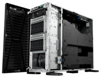 HPE ProLiant ML110 Gen11 4510 2.4GHz 12c 1P 32GB-R 4LFF 2x4TB HDD 2x1000W PS EU Server - imaginea 2