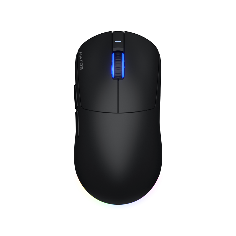 Mouse Gaming Wireless HATOR Quasar 3 Wireless, 12000 DPI, negru - imaginea 1