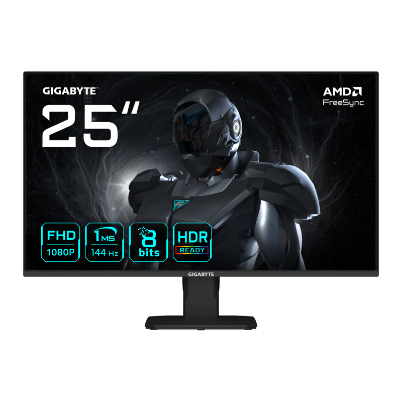 Monitor Gaming GIGABYTE GS25F14, 24.5", 1920 x 1080 pixeli, Black, 2 ani Garantie - imaginea 1