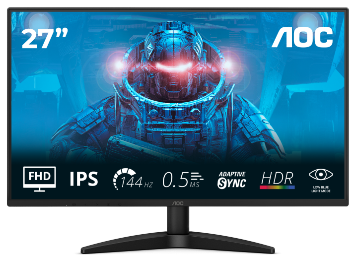 Monitor Gaming AOC 27B36X, 27", 1920 x 1080 pixeli, Black, 3 ani Garantie
