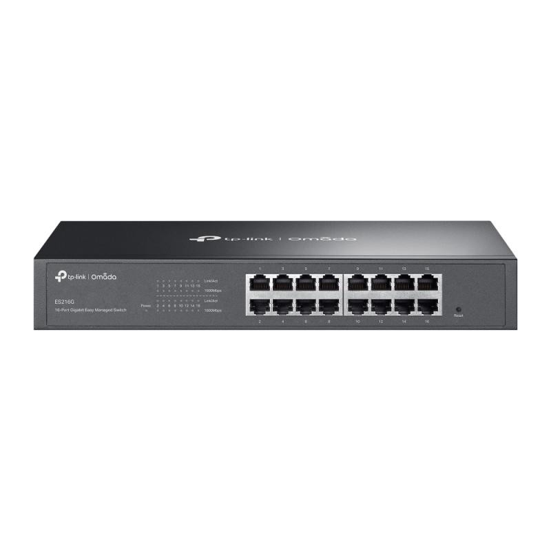 Omada 16-Port Gigabit Easy Managed Switch PORT: 16× Gigabit RJ45 Ports SPEC: 1U 13-inch Rack-mountable Steel Case FEATURE: Integration with Omada SDN Controller and Omada Cloud Essentials, Flow Control, Loopback Detection, Port Isolation, Port Mirroring, LAG, VLAN, IGMP Snooping, QoS, Storm Control - imaginea 1