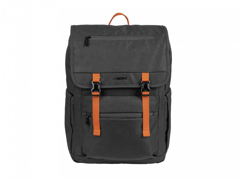 Rucsac laptop NATEC Niala Ginger Orange, Negru, 2 ani Garantie - imaginea 1