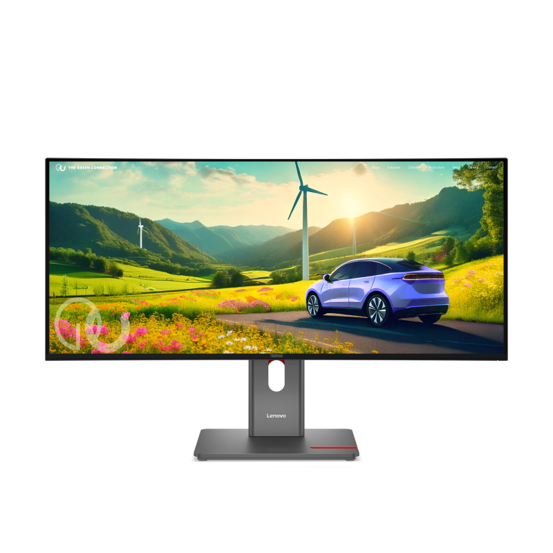 Monitor Consumer Lenovo ThinkVision P34WD-40, 34", 3440 x 1440 pixeli, Black, 2 ani Garantie - imaginea 1