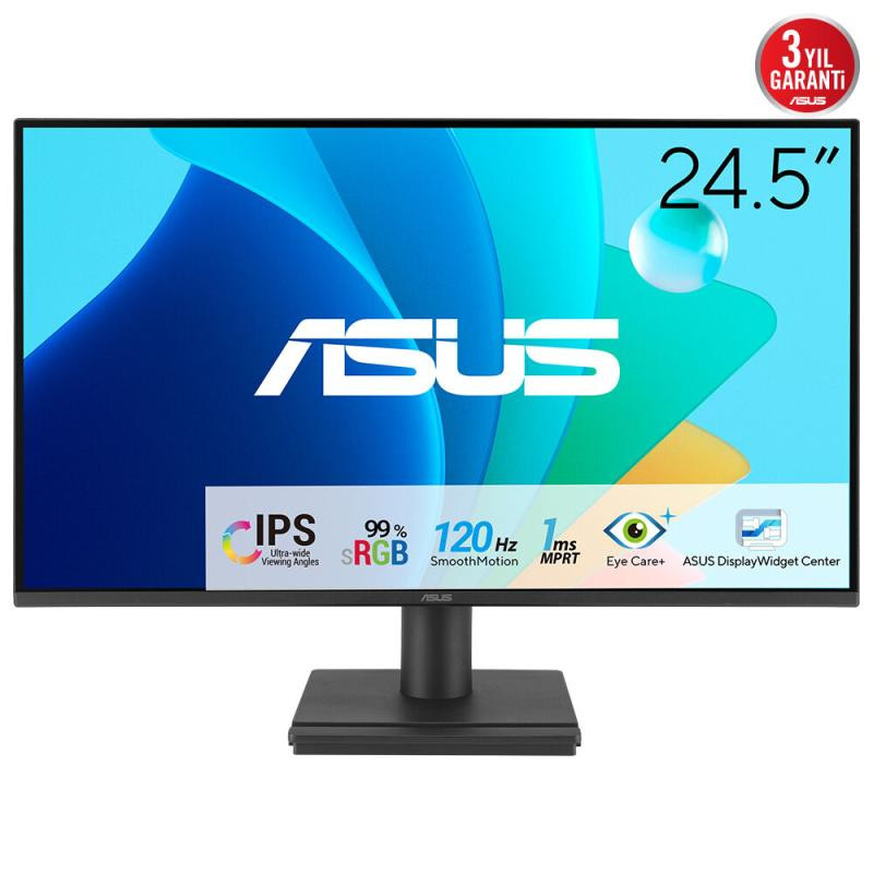 Monitor Gaming ASUS VA259HGA, 24.5", 1920 x 1080 pixeli, Black, 3 ani Garantie - imaginea 1