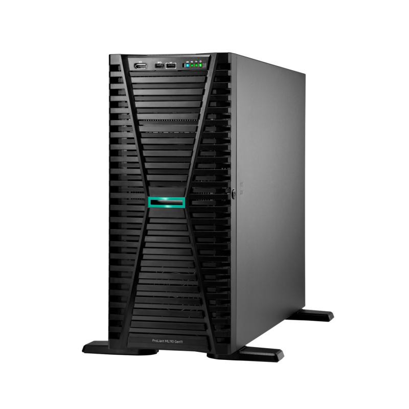 HPE ProLiant ML110 Gen11 4514Y 2.0GHz 16c 1P 2x32GB-R 8SFF MR408i-o 2x480GB SSD 2x1000W PS EU Server - imaginea 3