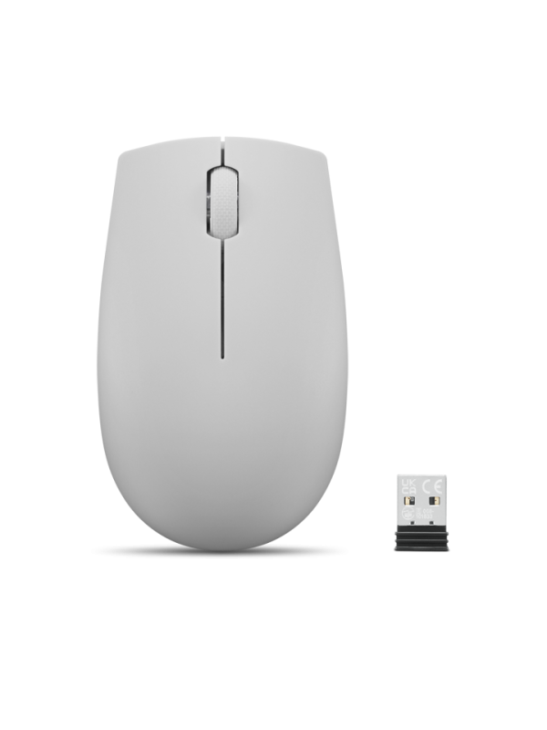 Mouse Wireless LENOVO Lenovo 300, 1000 dpi, Gri - imaginea 1